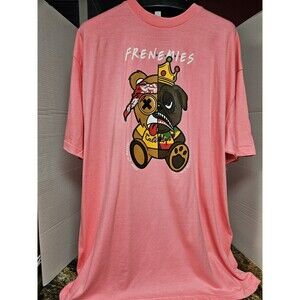 3FORTY CLOTHING INC "FRENEMIES" T Shirts Pink Size 5XL Women's Unisex